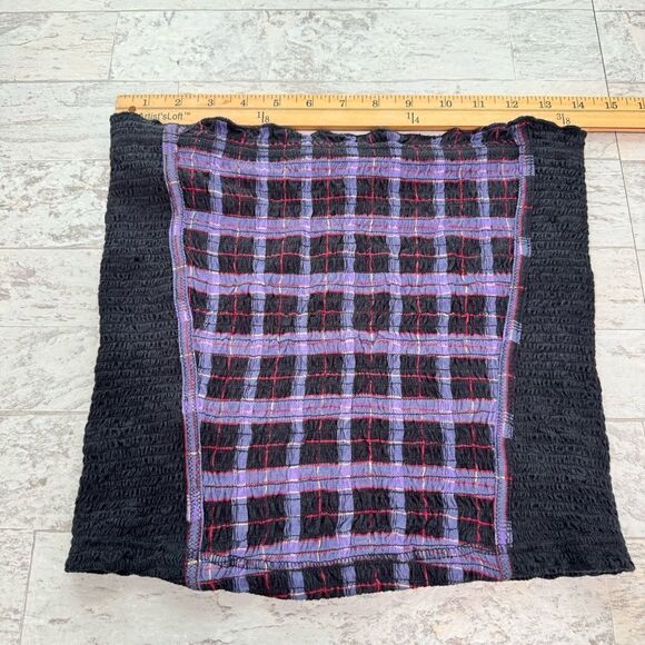 Free People Combo Black Purple In The Groove Tube Tank Top Size Medium - Picture 7 of 10